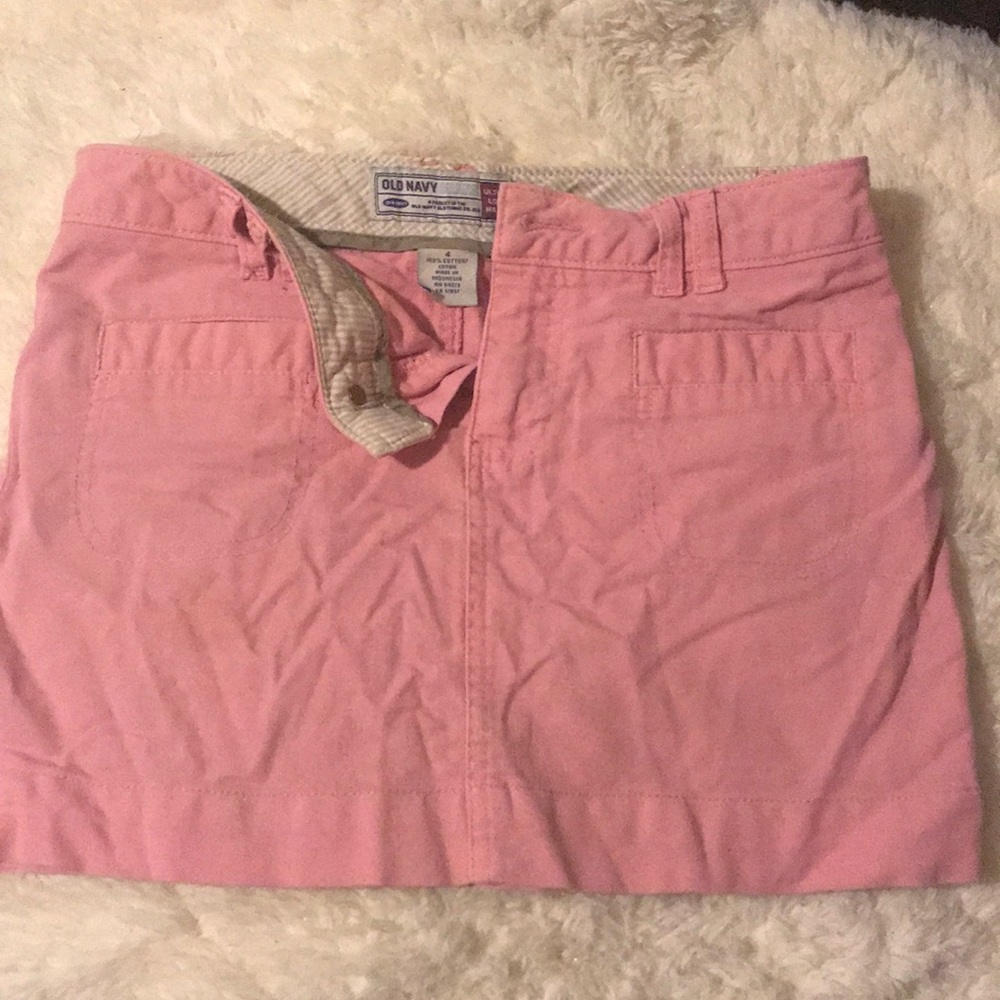 Pink mini skirt old navy